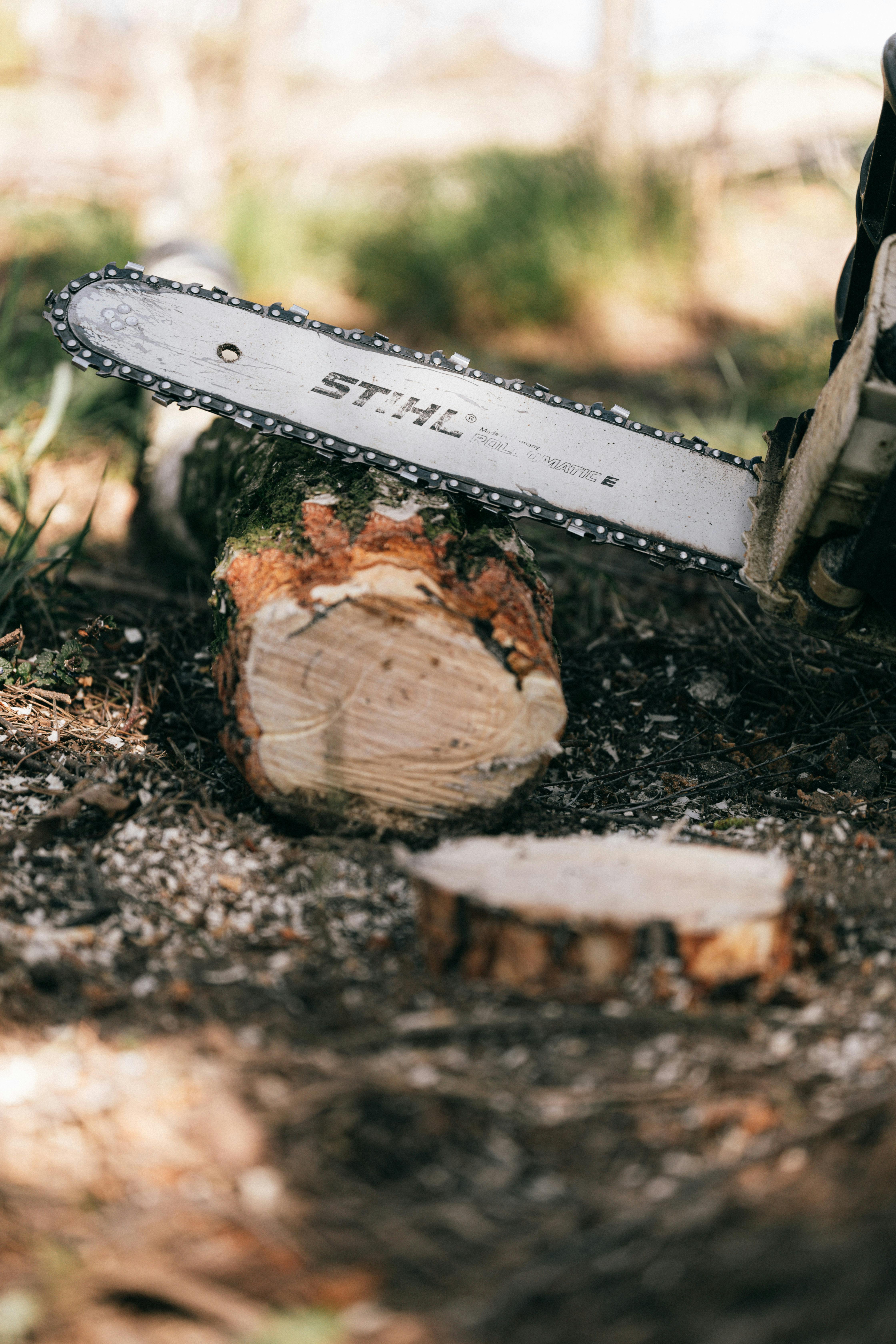 Maintenance of Stihl Akku Kettensäge